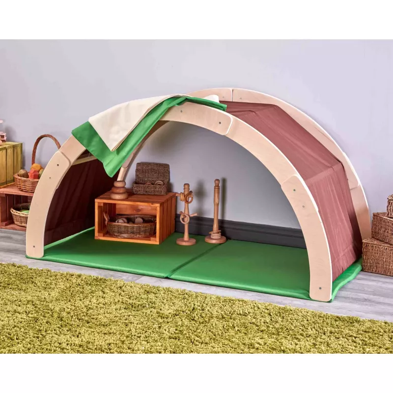 Kinderzelt, Spielzelt, Tunnelzelt, Stoffzelt, Kinderkarierekreativ