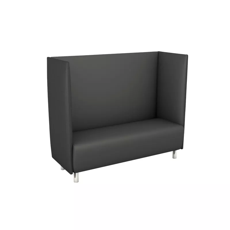 Sesselbank, Sofa Booth, High-back Sofa, Grau, Sitzbank mit Rückenlehne