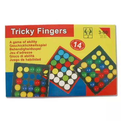 Brettspiel, Tricky Fingers, Buntkugeln, Spiele-Set, bunte Punkte