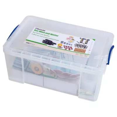Koffer-Set, Werkzeugkasten, Aufbewahrungsbox, Organizer, Transparent