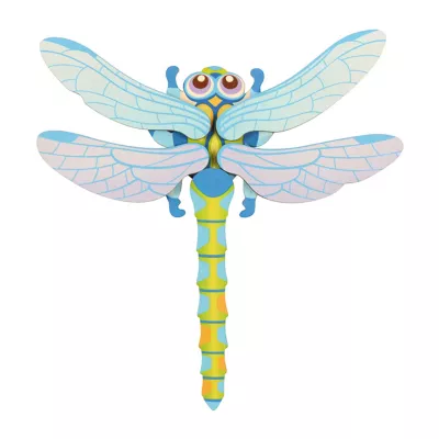 Puppets, Schmetterlingsdragonfly, Stab, Dragonfly-Flügel, Bunter Griff