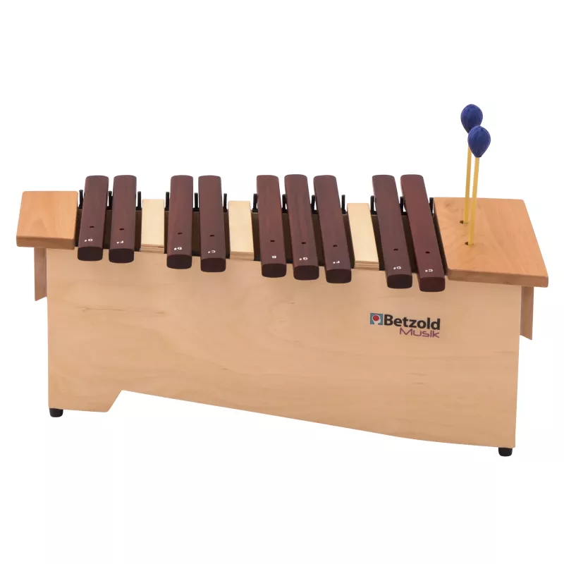 Holz-Xylophon, Xylophon, Musikinstrument, Schlägel, Mehrfarbige Tasten