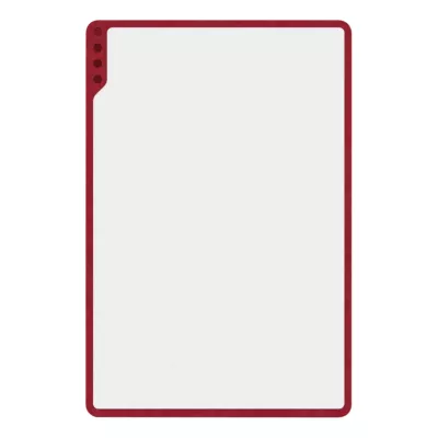 Whiteboard, Tafel, Magnetisch, Roter Rahmen, Rechteckig