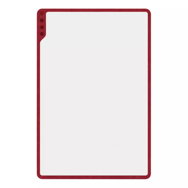 Whiteboard, Tafel, Magnetisch, Roter Rahmen, Rechteckig