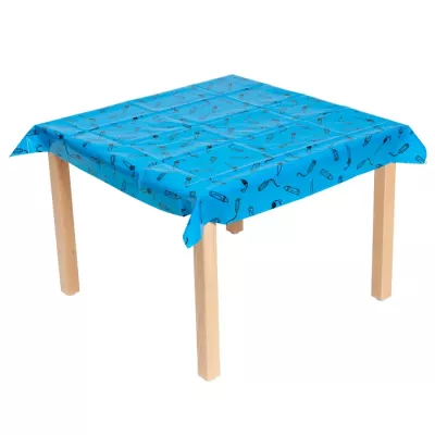 Tischdecke, Blau, Stofftischdecke, Tischwäsche, Tischdecke mit Muster