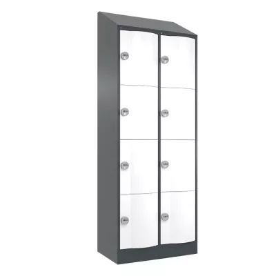 Schulschrank Resisto mit Schrägdach