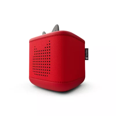 Bluetooth-Lautsprecher, rot, tragbar, Lautsprecher-Gitter, Netz Muster