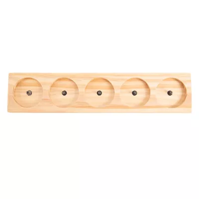 Holz, Steckdocht, Sechs-Pfannen, Löcher, Ablage