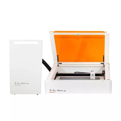 3D-Scanner, Laser Laser?, CNC?, Desktop cutter, Orange lid