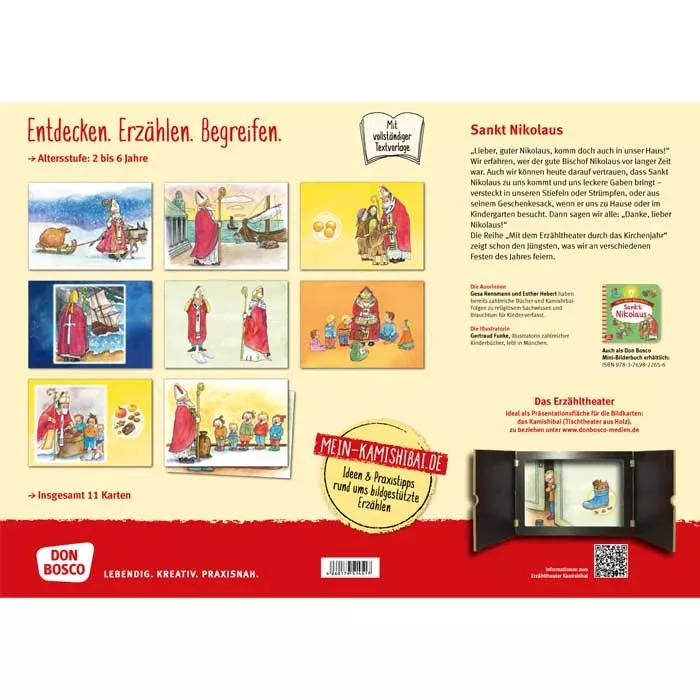 Kinderbuch, Nikolaus, Bilderkarten, Erzählspektrum, Erzähltheater