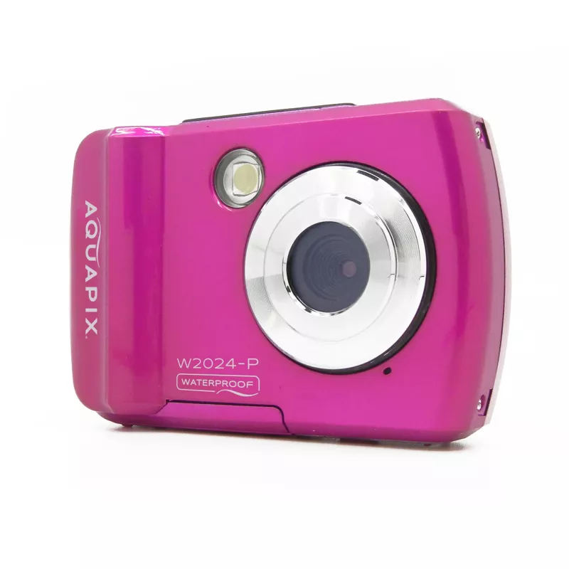 Kamera, Pink, Wasserfest, Kompakt, Linsenspiegel