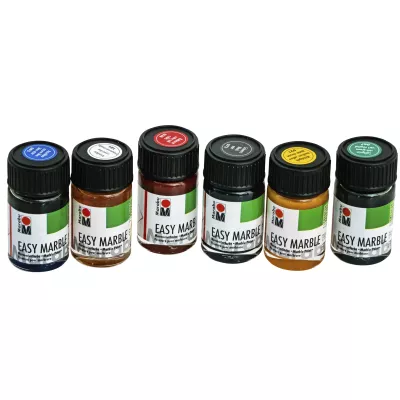 Marmorfarbe, Marble Paint, Farbiges Set, Acrylfarbe, Farbstoffe