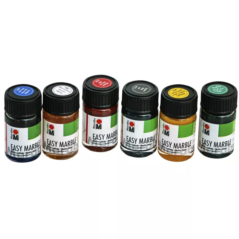 Marmorfarbe, Marble Paint, Farbiges Set, Acrylfarbe, Farbstoffe