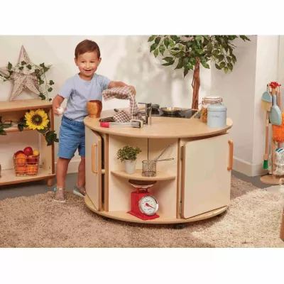 Küche Spielzeug, Holzküche, Kinderküche, Küchenspiel, Spielzeugtafel