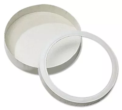 Puder, Behälter, Siebe, Deckel, Weiß