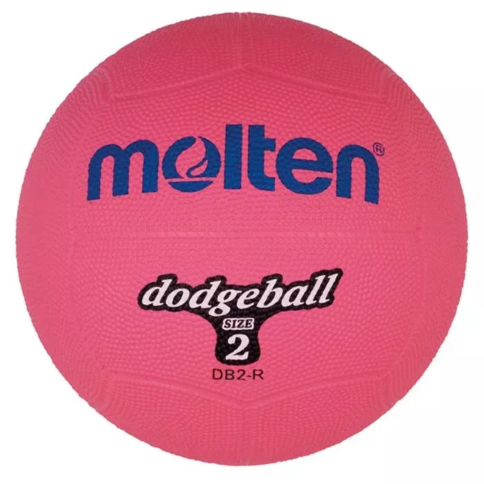 dodgeball, ball, pink, textured, size-2