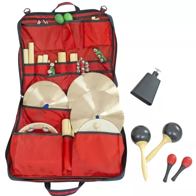 ECU, Trommel, Becken, Schlägel, Reise-Set
