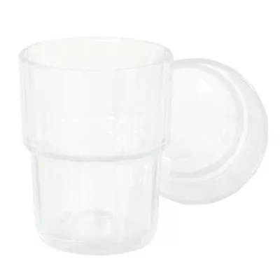 Glas, Becher, Klar, Doppelwandig, 2er-Set