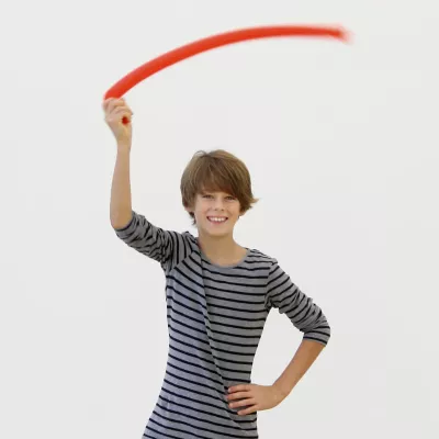 Junge, Strickpullover, Streifen, Rotband, Spielzeugrequisit