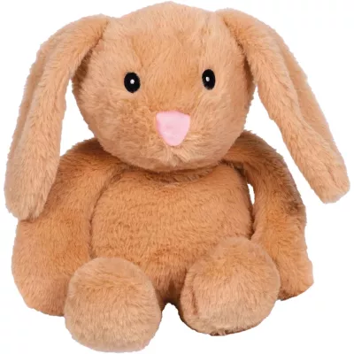Plüsch, Hase, Stofftier, weiches Spielzeug, orange-braun