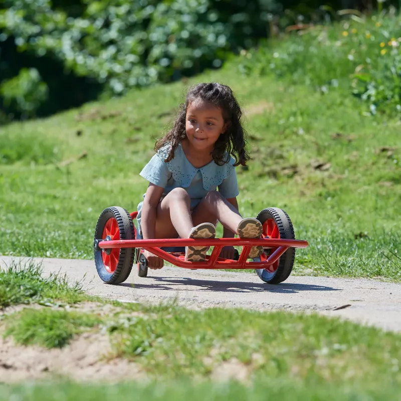 Kinderfahrzeug, Wagen, Rotes Dreirad, Laufwagen, Outdoor-Spielzeug