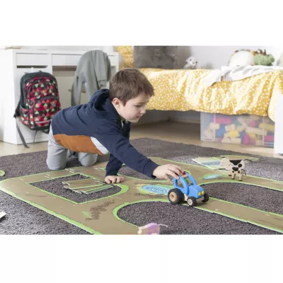 Kinderzimmer, Spielzeugauto, Rennbahn, Holzspielzeug, Kinderzimmerdekor