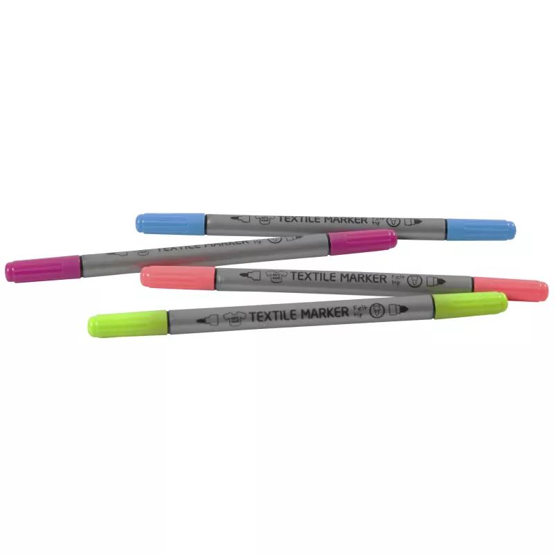 Textile Marker, Filzstift, Markerstift, Mehrfarbig, Stiftset