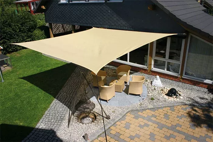 Sonnensegel, Markise, Terrasse, Gartenmöbel, Schirmstange