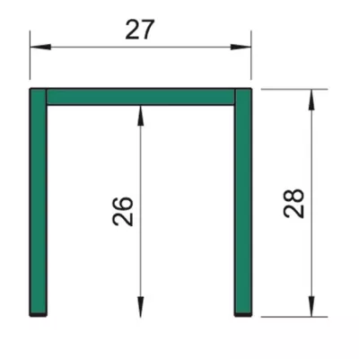 abmessungen, Tischbein, grün, Metall, Rahmen