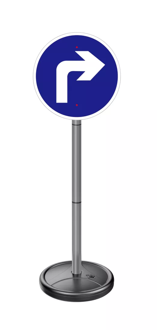 Verkehrszeichen, Umleitung, Piktogramm, Ständer, Aufsteller