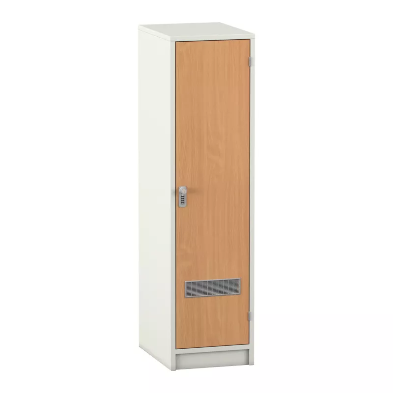 Schrank, Hängeschrank, Metallrahmen, Holzfront, Spindelschrank