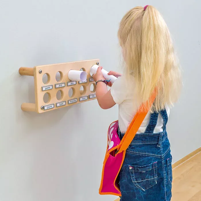 Holz-Staffelei, Wand-Station, Sortierbrett, Kinderproject, Halterung