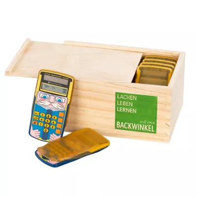 Holzbox, Rechenhilfe, Spielzeugrechner, Lernspiel, Bastelset