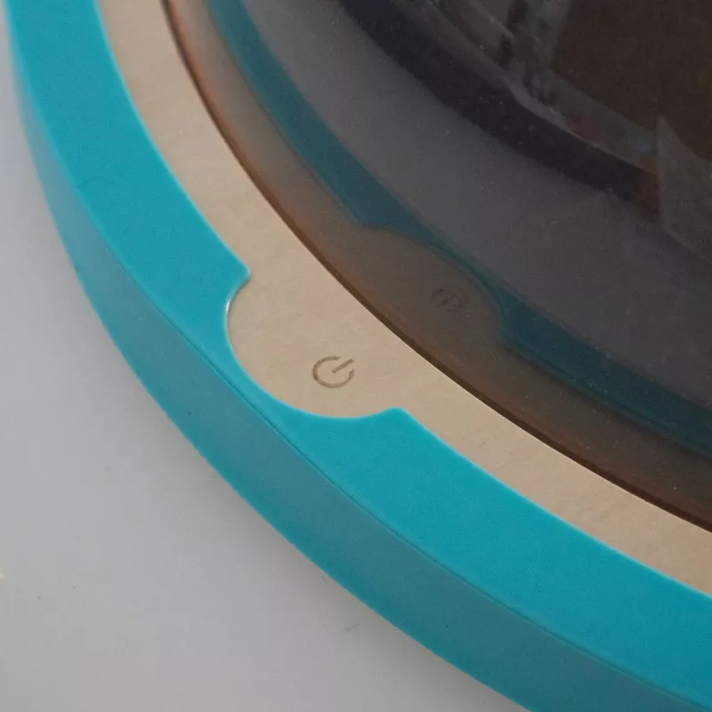 netze de, blaue rand, glasdeckel, küchengerät, runder rand