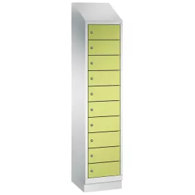 Laptopschrank Evolo mit Schrägdach und Elektrifizierung