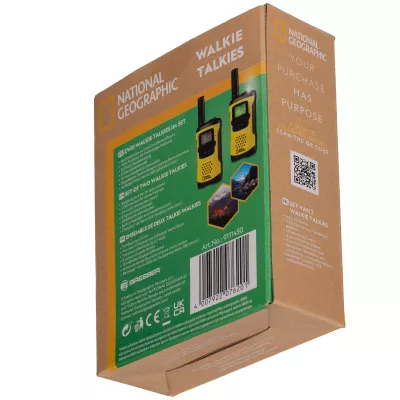 Walkie Talkie, Zweiradio, Set, Gelb, Batterie betrieben