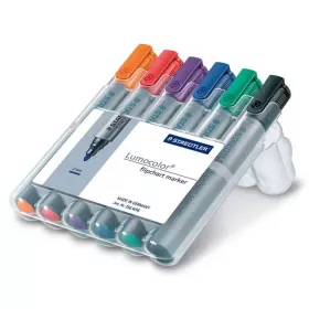 6 Flipchart-Marker im Etui