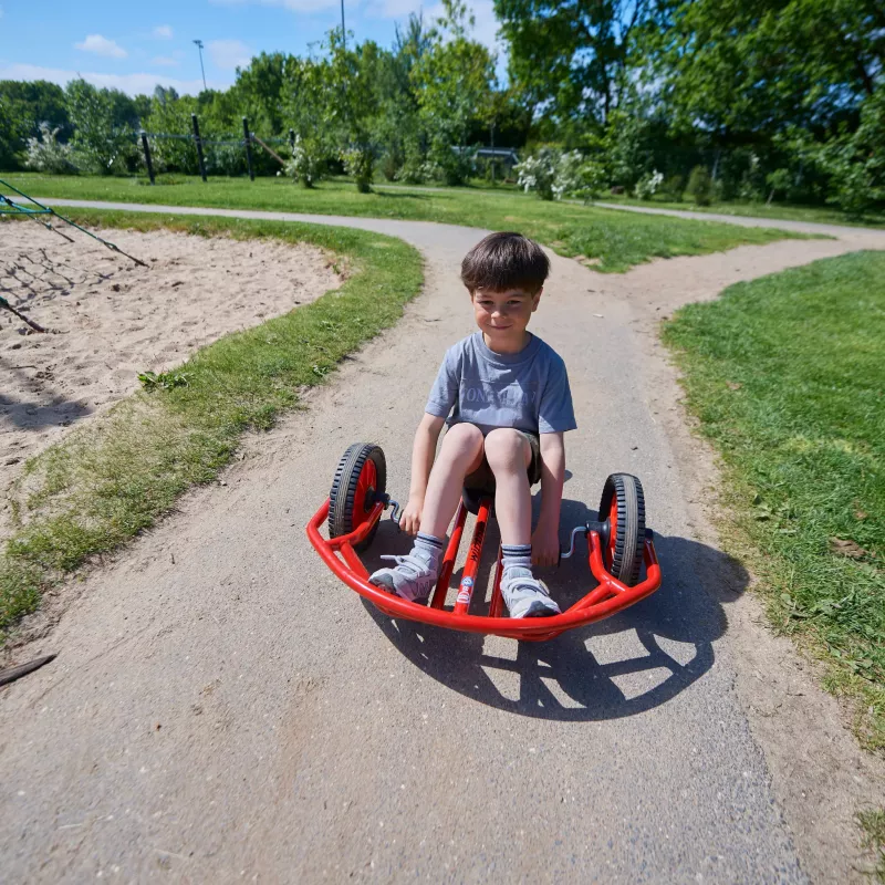 Kinderfahrzeug, Kartenrad, Rot, Sandkasten, Park