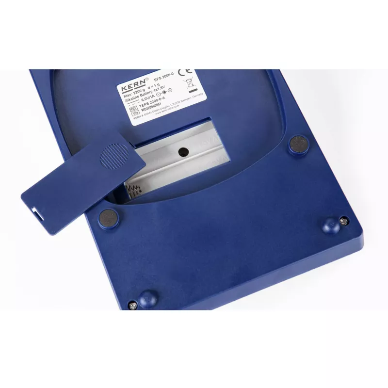 blau, Batterieablage, Schacht, blaues Kunststoffteil, Geräteunterseite