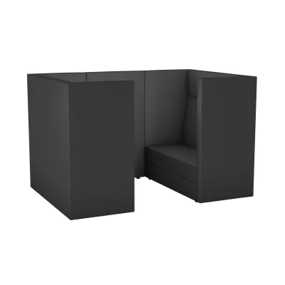 Sofa, Ecksofa, Schwarz, Sitzbank, Rahmen