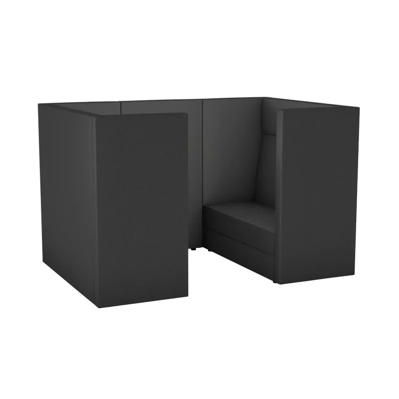 Sofa, Ecksofa, Schwarz, Sitzbank, Rahmen