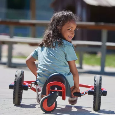 Kinderfahrzeug, Dreirad, Rot-schwarz, Hinten Trike, Kleidung-Seafoam