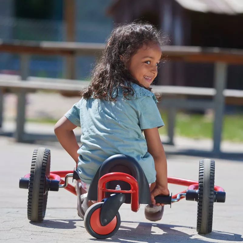Kinderfahrzeug, Dreirad, Rot-schwarz, Hinten Trike, Kleidung-Seafoam