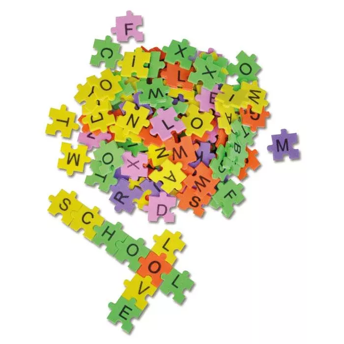 Puzzleteile, Buchstaben, Würfelteil, Alphabet, Puzzle