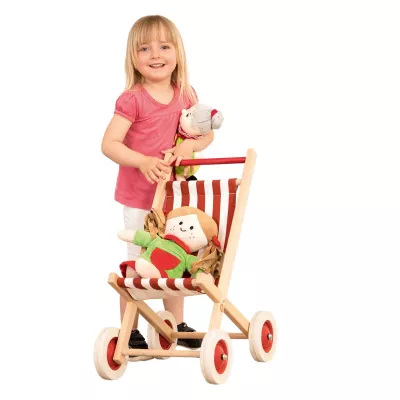 Kind, Spielzeug, Puppe, Puppenwagen, Kuschelpuppe