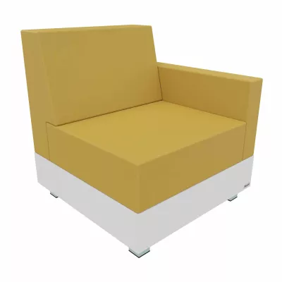 Sessel, Ecksofa, Gelb, Garnitur, Bezug