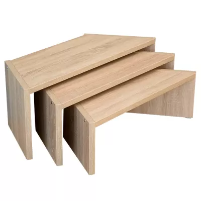 holz, stufen, treppenstufen, möbel, tisch