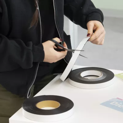 Schere, Klebeband, Tape, Schwarz/Weiß, Bordüre