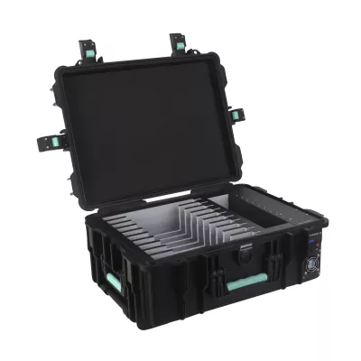 Koffer, Schutztasche, Fachunterteilung, Aluminiumplatten, Kabelorganizer