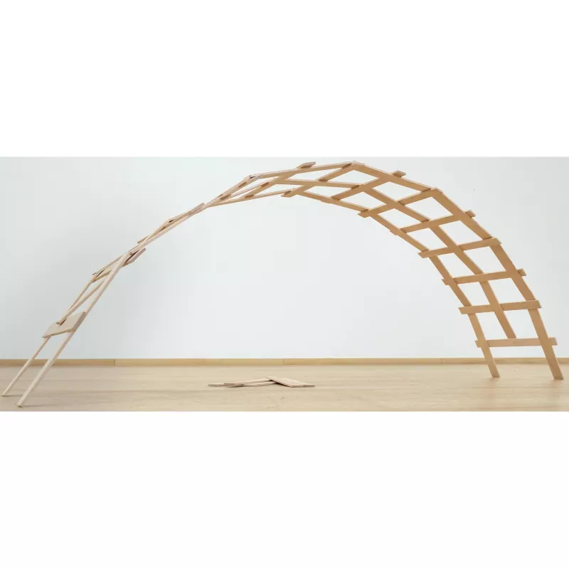 Bogenrahmen, Holzstruktur, Latticekonstruktion, Kunstwerk, Rahmen